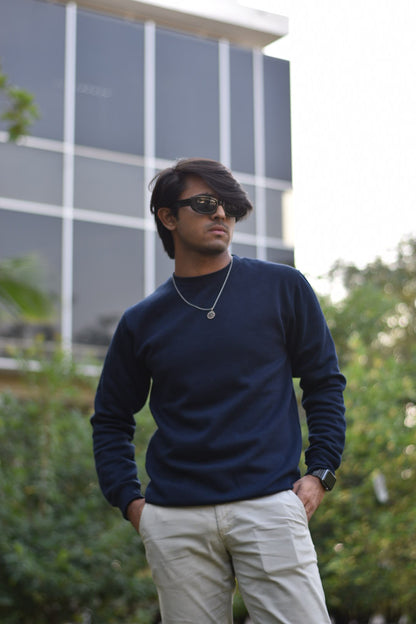 Navy Blue Sweatshirt